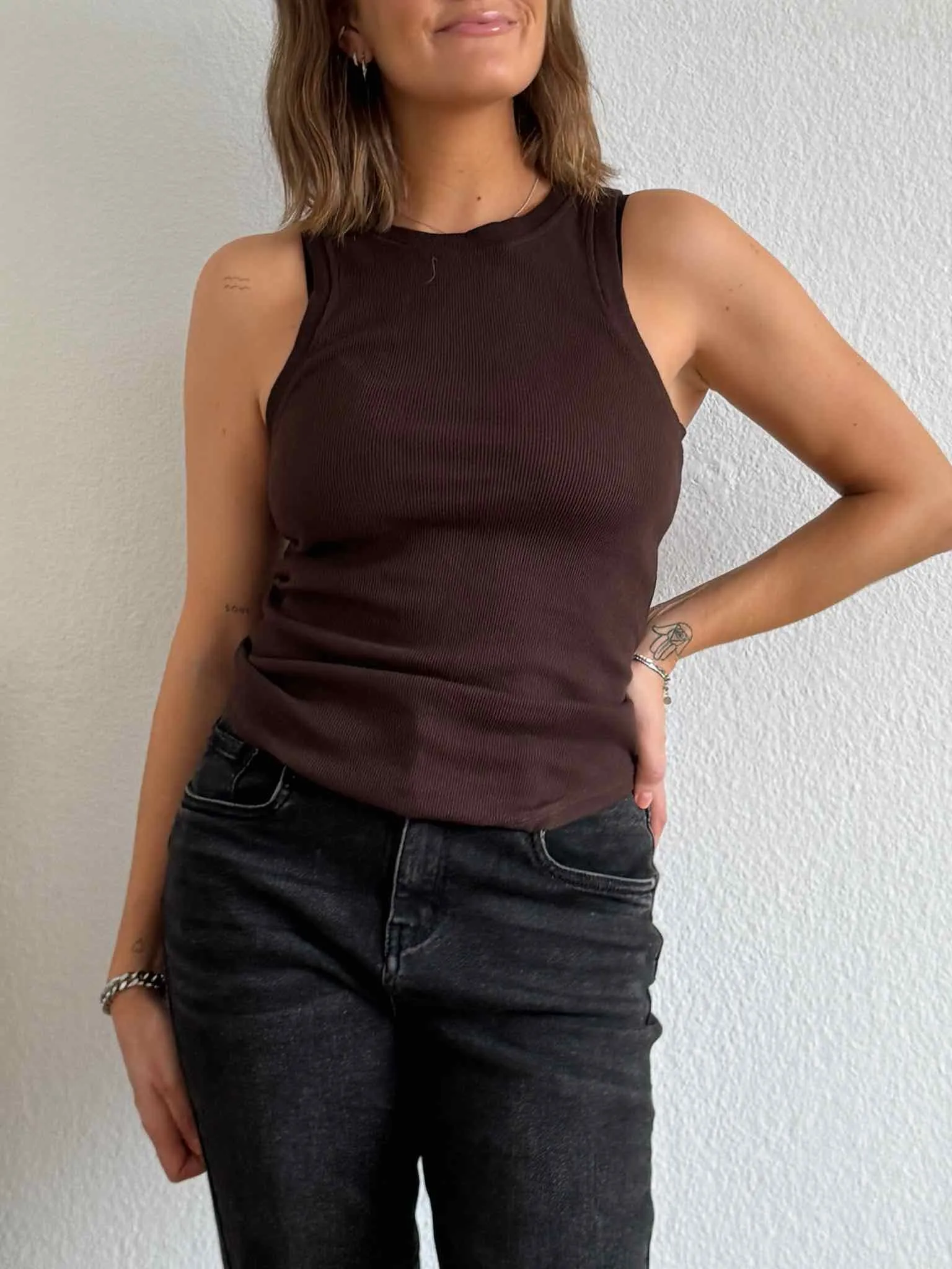 Basic Tank Top - Chocolate