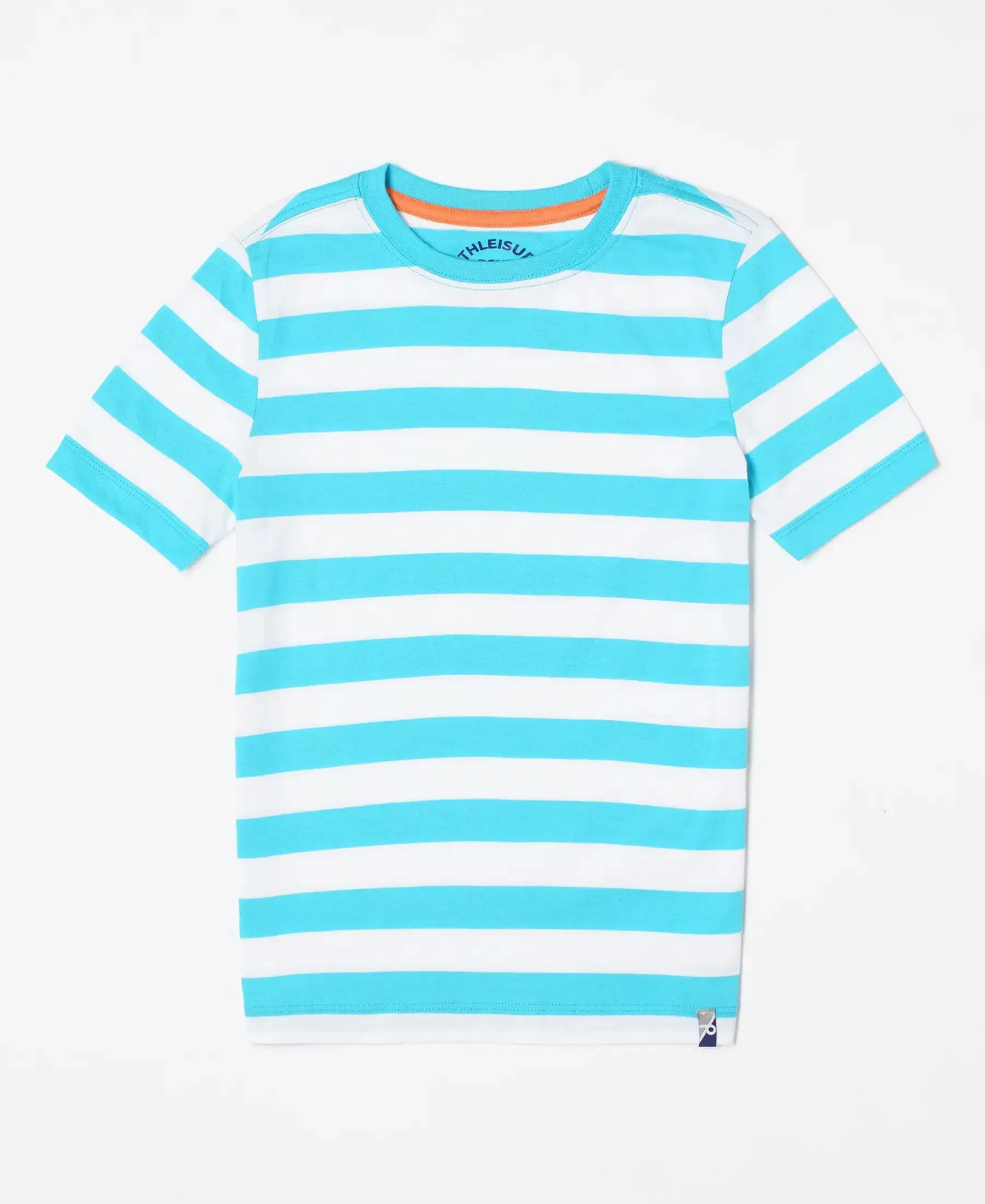 Boy's Super Combed Cotton Striped Half Sleeve T-Shirt - Assorted