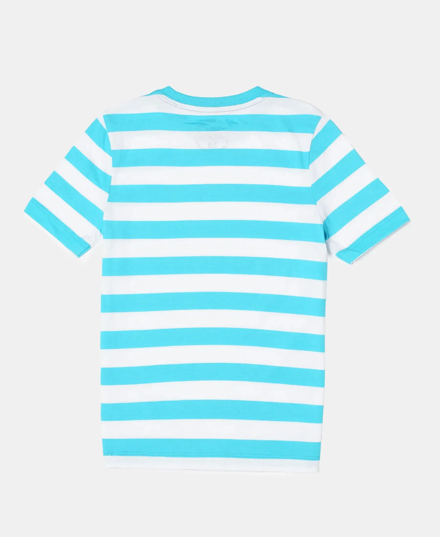 Boy's Super Combed Cotton Striped Half Sleeve T-Shirt - Assorted
