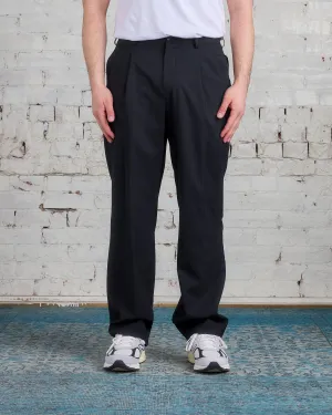COMME des GARÇONS HOMME Plus Wool Dobby Stripe Pant Black