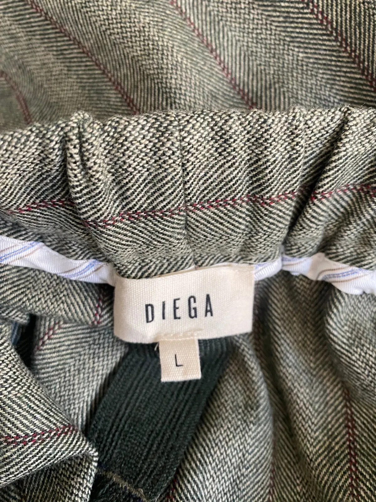 DIEGA Striped Trousers Size M-L