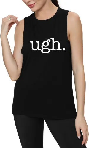 FANNOO Womens Workout Tank Tops-Novelty Funny Saying Fitness Gym Racerback Sleeveless Shirts for Women