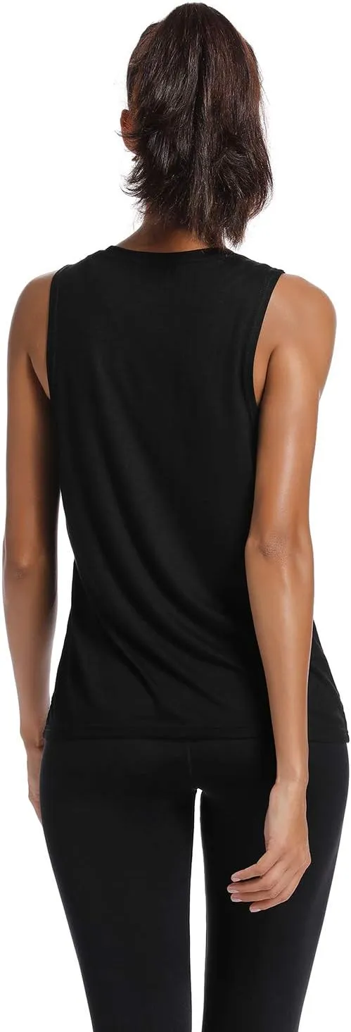 FANNOO Womens Workout Tank Tops-Novelty Funny Saying Fitness Gym Racerback Sleeveless Shirts for Women