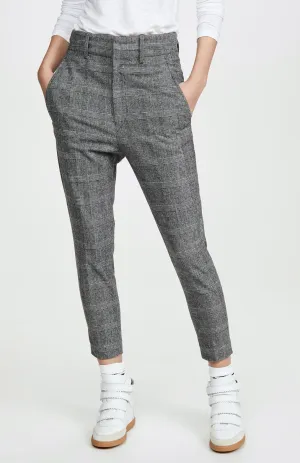 ISABEL MARANT ETOILE Plaid Trousers UK12
