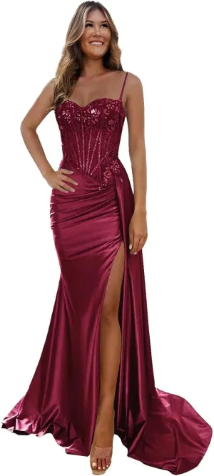 JAEDEN Prom Dress Bridesmaid Dresses - Long Formal Evening Gown Chiffon A line
