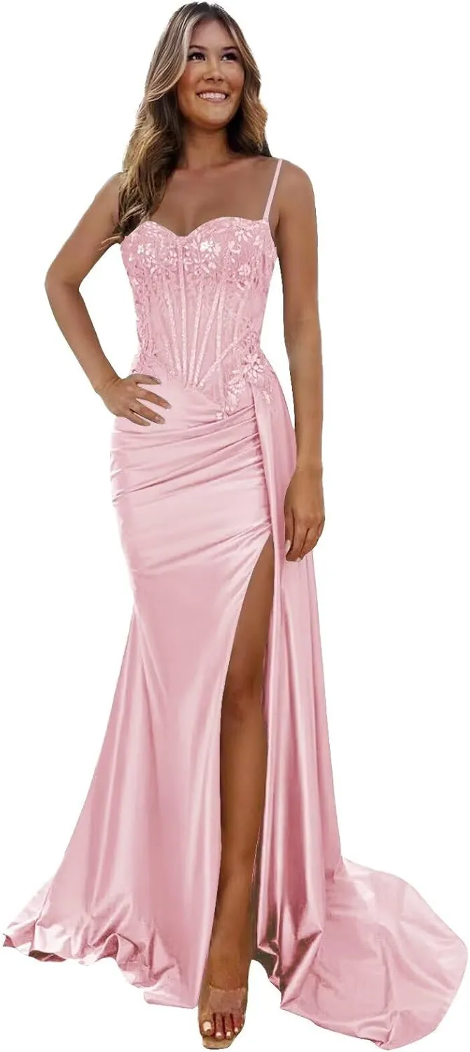 JAEDEN Prom Dress Bridesmaid Dresses - Long Formal Evening Gown Chiffon A line