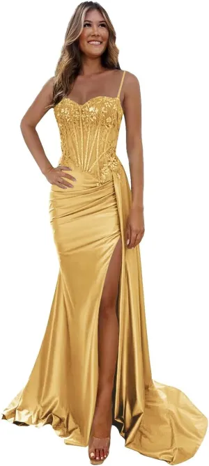 JAEDEN Prom Dress Bridesmaid Dresses - Long Formal Evening Gown Chiffon A line