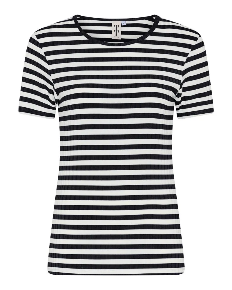 JanettTT SS Small Stripe T-Shirt