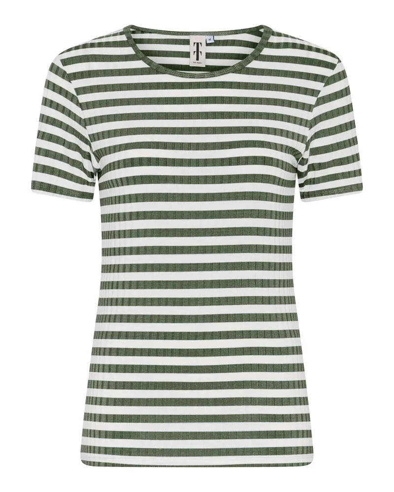 JanettTT SS Small Stripe T-Shirt