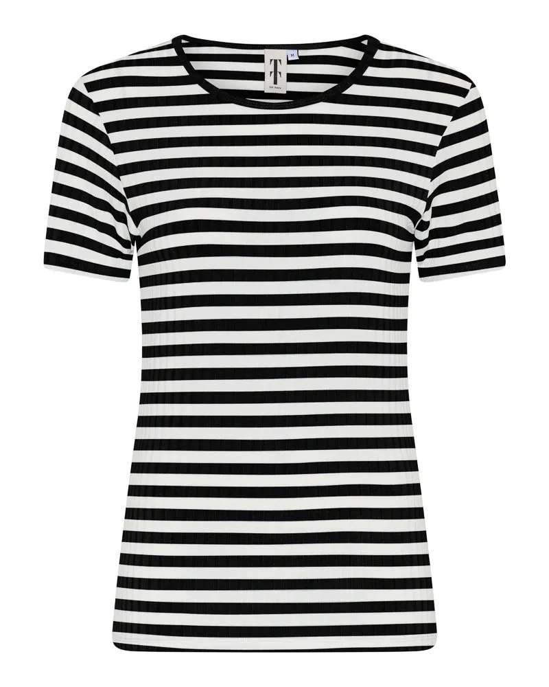 JanettTT SS Small Stripe T-Shirt