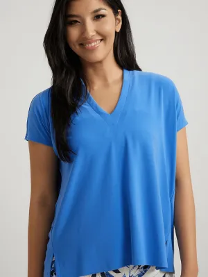 Joseph Ribkoff T T-Shirt Sea Blue 222077 3770