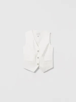 Linen vest