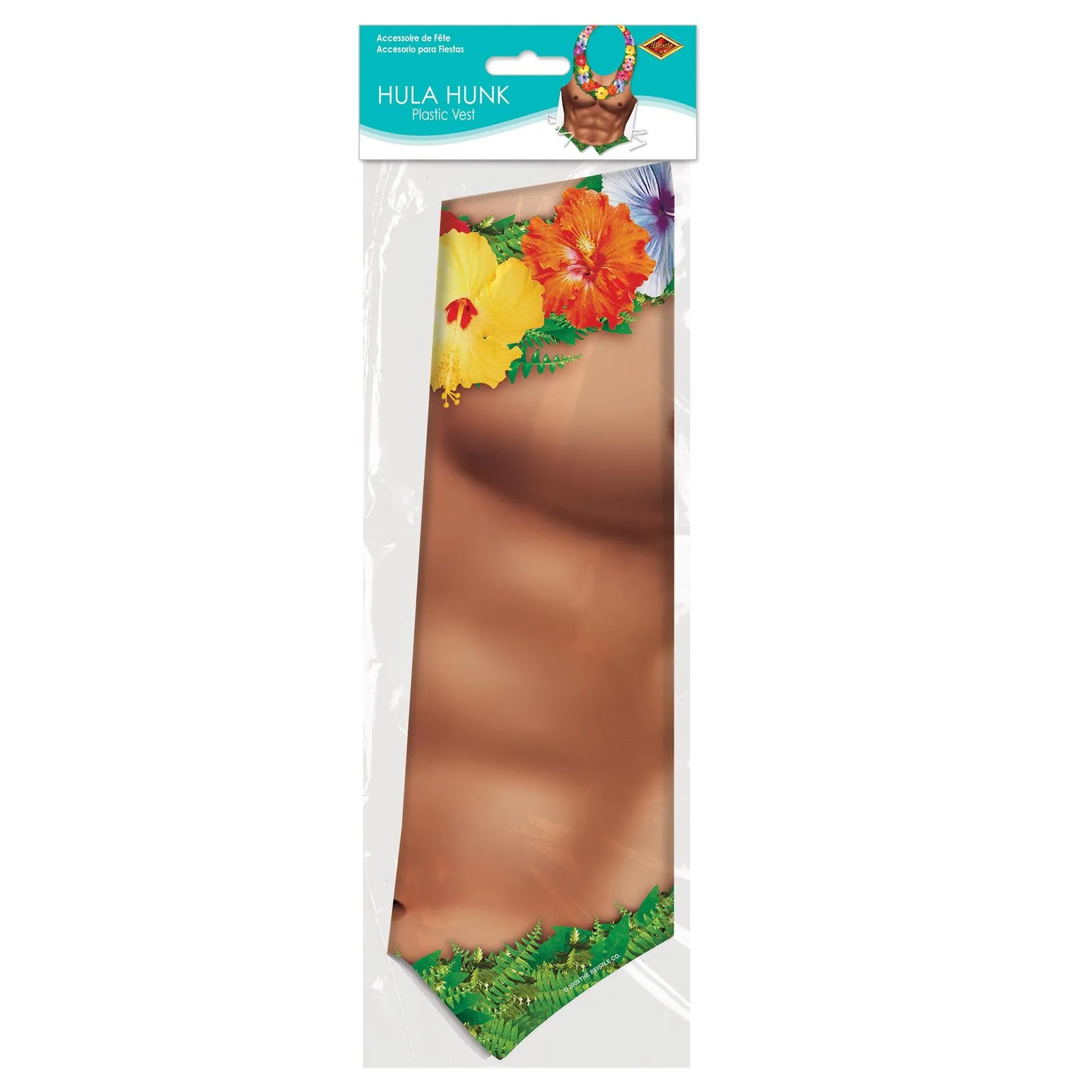 Luau Party Packaged Plastic Hula Hunk Vest