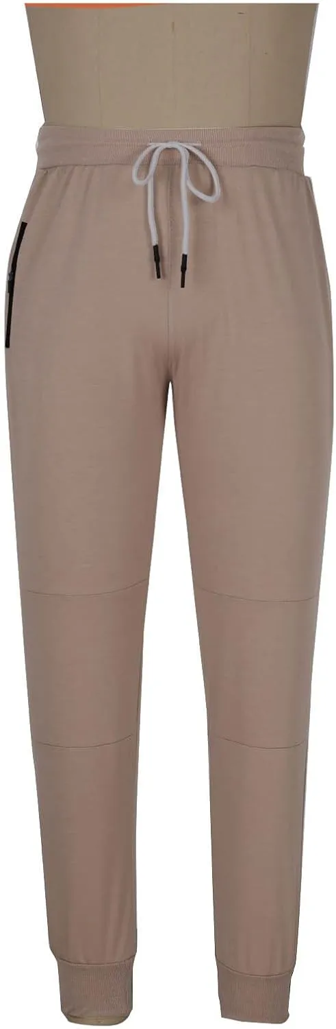 Mens Sweatpants Joggers Lightweight Elastic Waist Drawstring Athletic Gym Workout Hiking Trouser Casual Tapered Pants