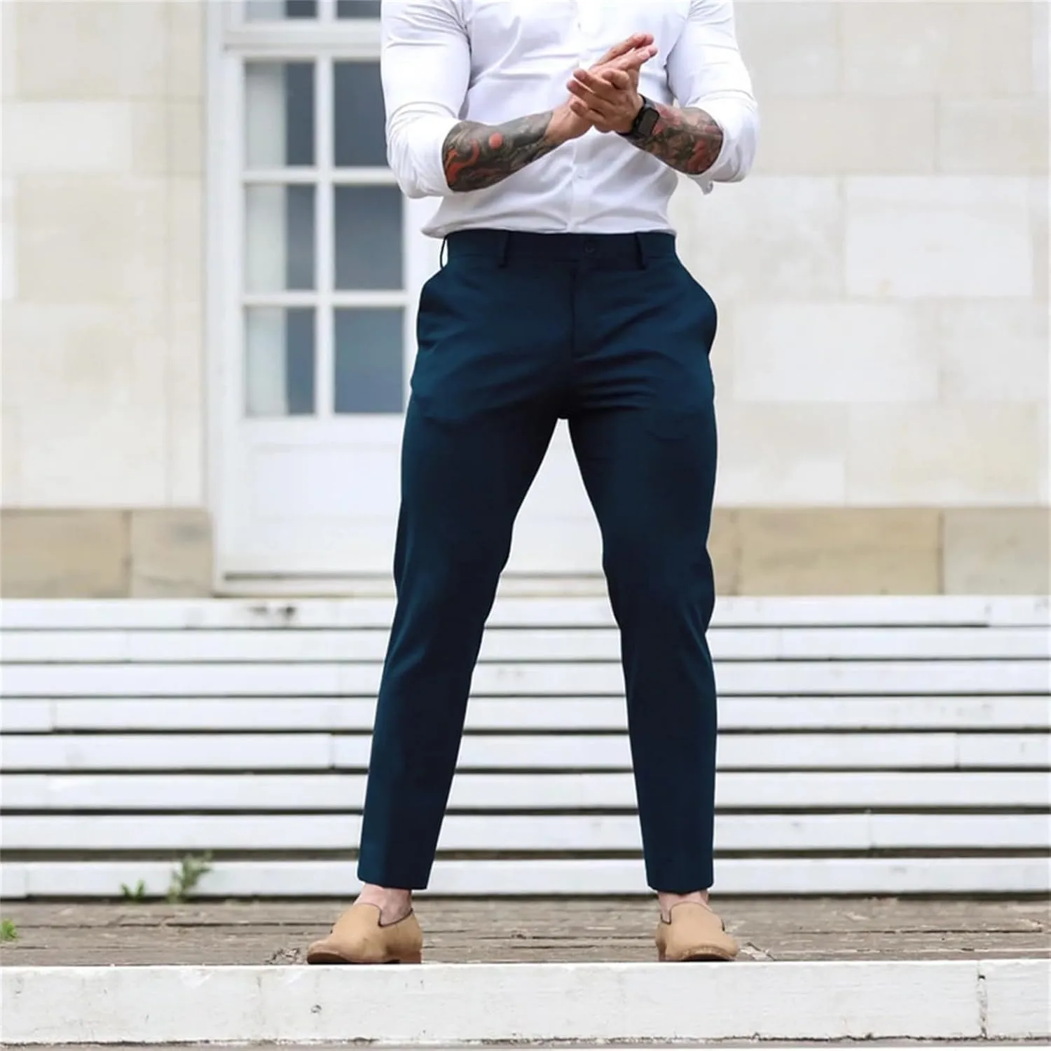 MIDOO Mens Pants Casual Relaxed Soft Fleece Active Athletic Workout Jogger Pants with Pocket and Drawstring Elastic Waist