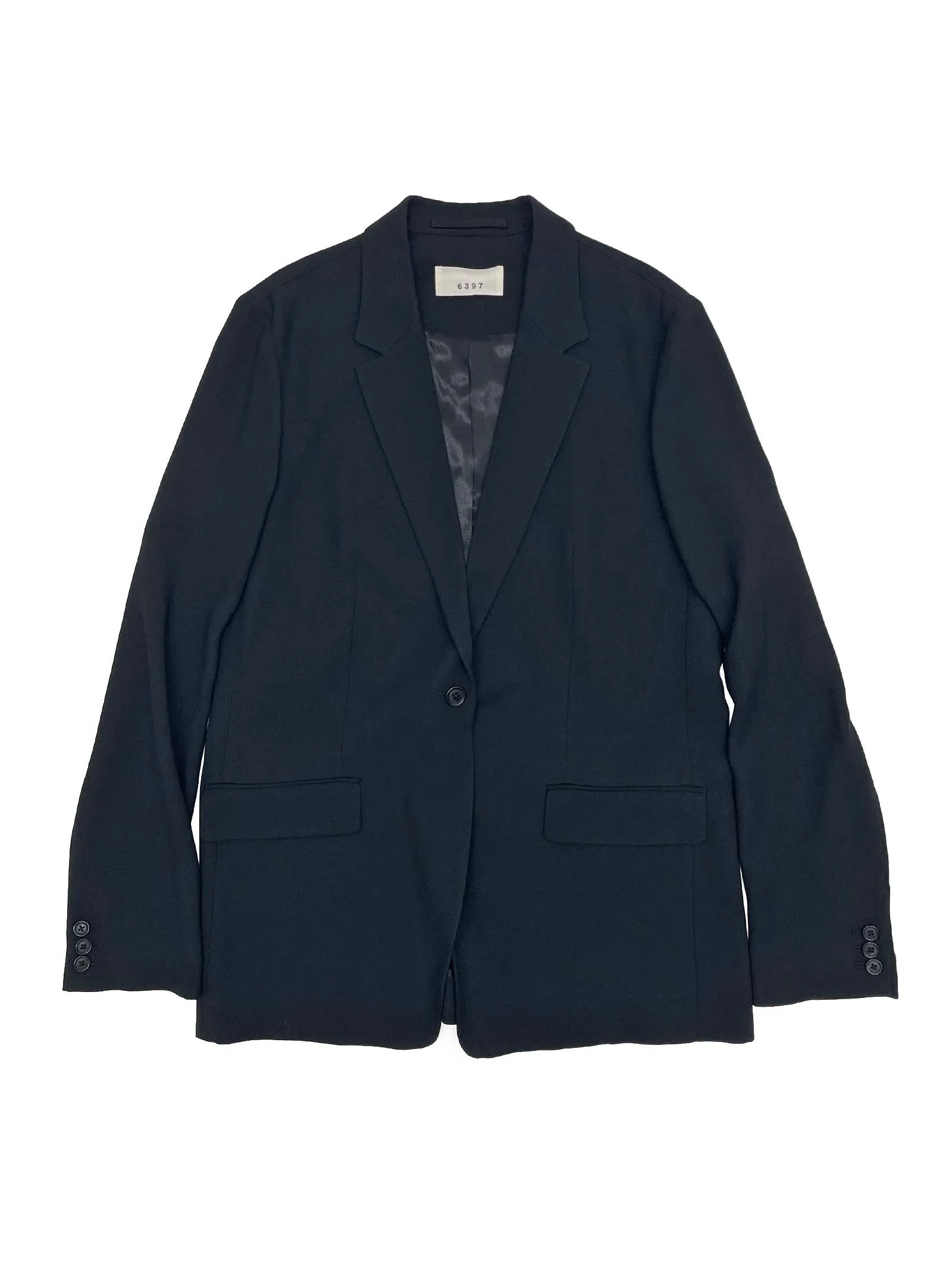 Sheer Classic Blazer in Black