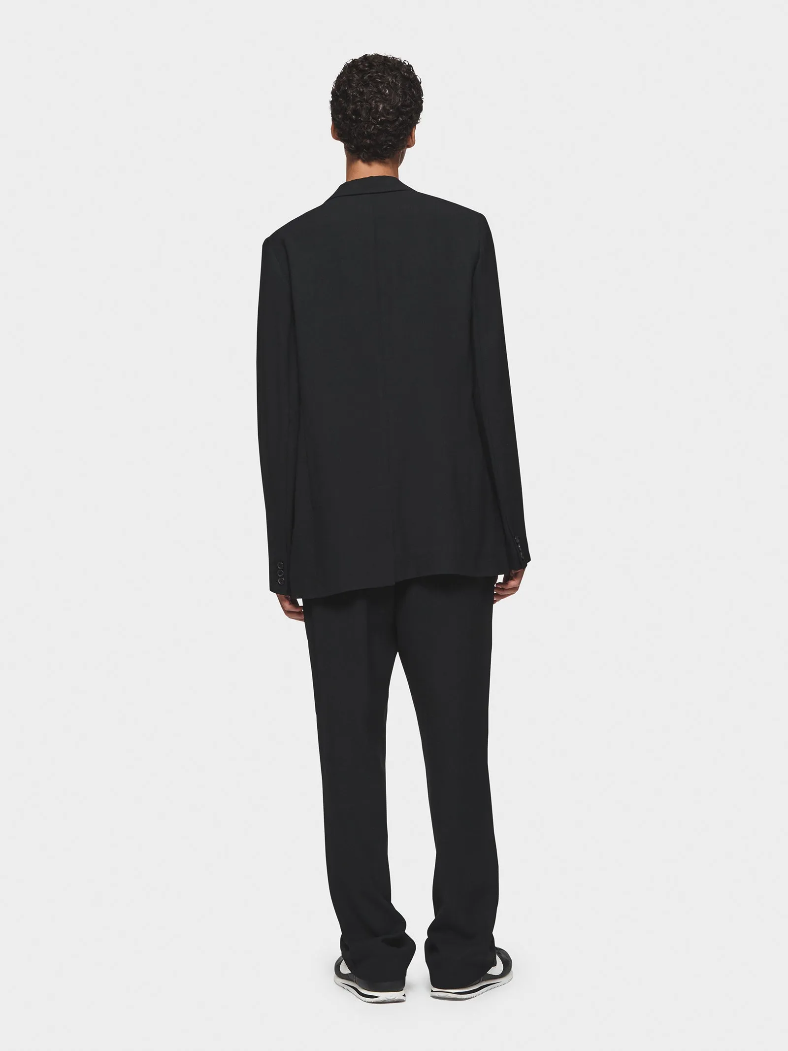 Sheer Classic Blazer in Black