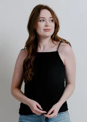 Trina Textured Top - Black