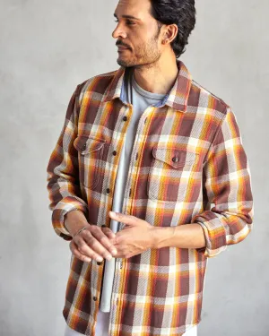 Unisex Blanket Shirt in Dark Roast Nostalgic Plaid | Outerknown